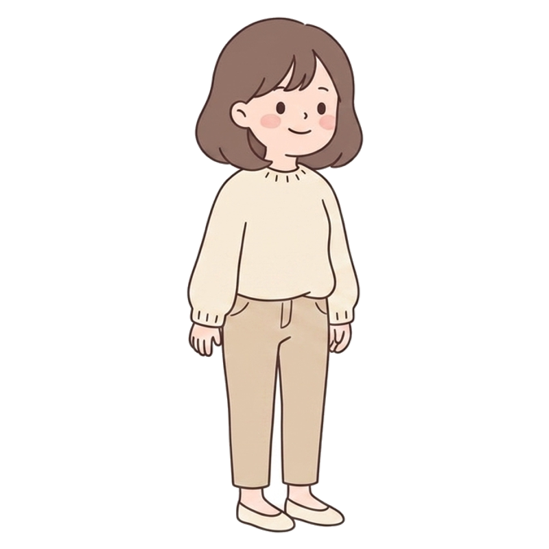 편안한 단짝 캐릭터