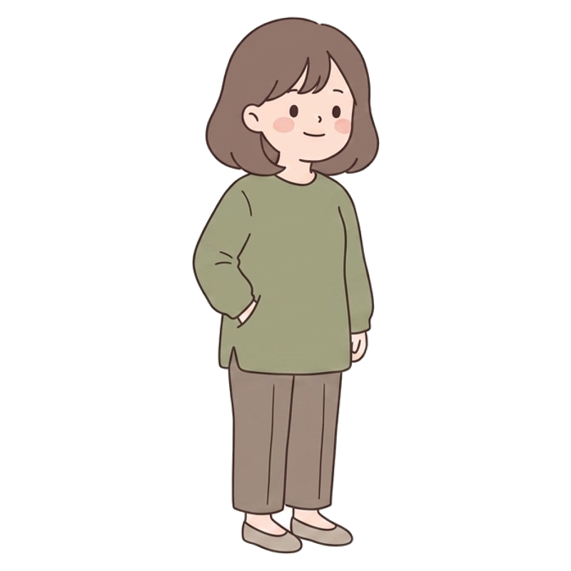 말없이 깊은 정 캐릭터