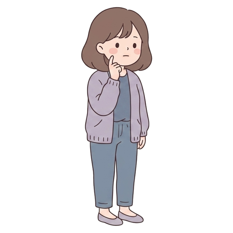 잔잔한 사색가 캐릭터