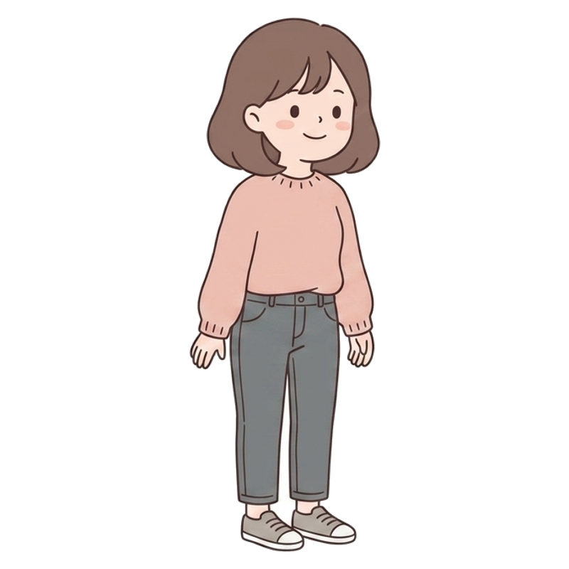 섬세한 외유내강 캐릭터