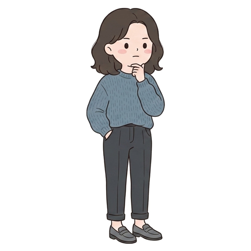 예리한 쿨가이 캐릭터